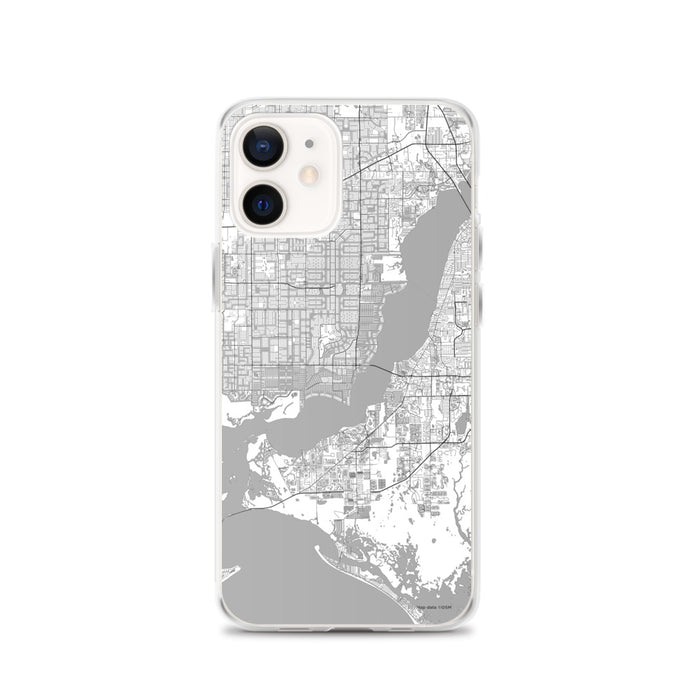 Custom Cape Coral Florida Map iPhone 12 Phone Case in Classic