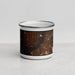 Front View Custom Cape Coral Florida Map Enamel Mug in Ember
