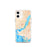 Custom Cape Coral Florida Map iPhone 12 mini Phone Case in Watercolor