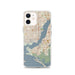 Custom Cape Coral Florida Map iPhone 12 Phone Case in Woodblock