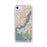 Custom Cape Coral Florida Map iPhone SE Phone Case in Woodblock