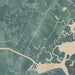 Cape May New Jersey Map Print in Afternoon Style Zoomed In Close Up Showing Details