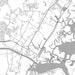 Cape May New Jersey Map Print in Classic Style Zoomed In Close Up Showing Details