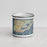 Front View Custom Cape May New Jersey Map Enamel Mug in Woodblock