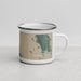 Right View Custom Captiva Island Florida Map Enamel Mug in Afternoon