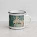 Right View Custom Carbondale Illinois Map Enamel Mug in Afternoon