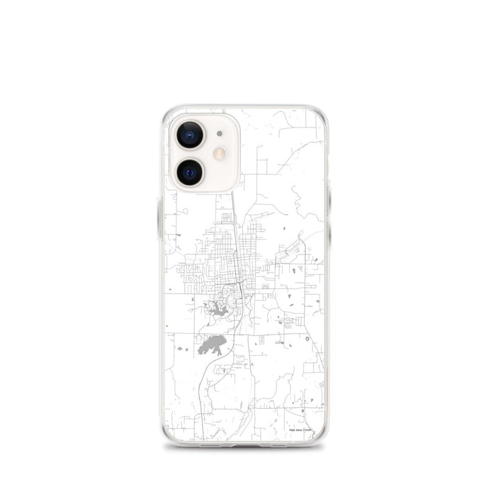 Custom Carbondale Illinois Map iPhone 12 mini Phone Case in Classic