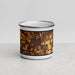 Front View Custom Carlisle Pennsylvania Map Enamel Mug in Ember