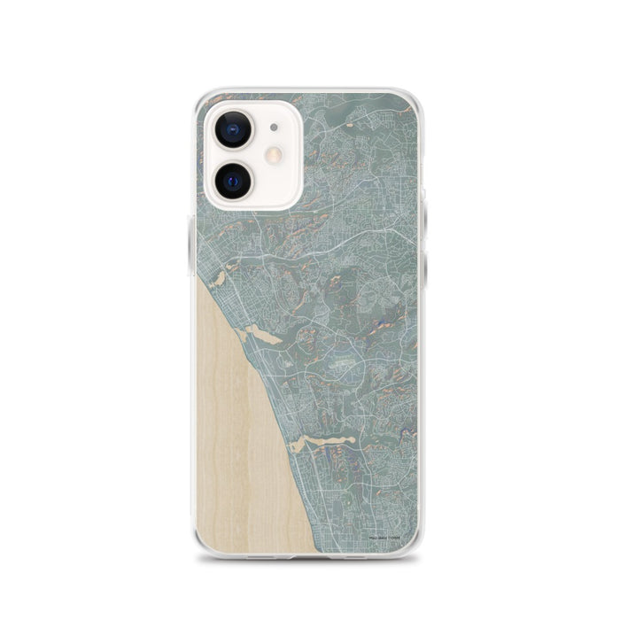 Custom iPhone 12 Carlsbad California Map Phone Case in Afternoon