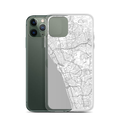 Custom Carlsbad California Map Phone Case in Classic