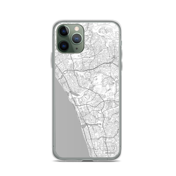 Custom iPhone 11 Pro Carlsbad California Map Phone Case in Classic