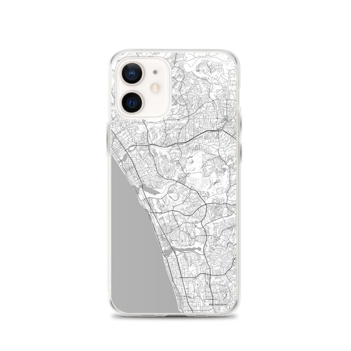 Custom iPhone 12 Carlsbad California Map Phone Case in Classic