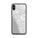 Custom iPhone X/XS Carlsbad California Map Phone Case in Classic