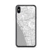 Custom iPhone XS Max Carlsbad California Map Phone Case in Classic