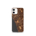 Custom iPhone 12 mini Carlsbad California Map Phone Case in Ember