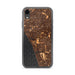 Custom iPhone XR Carlsbad California Map Phone Case in Ember