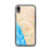 Custom iPhone XR Carlsbad California Map Phone Case in Watercolor