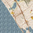 Carlsbad California Map Print in Woodblock Style Zoomed In Close Up Showing Details