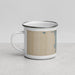Left View Custom Carmel-by-the-Sea California Map Enamel Mug in Afternoon