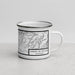 Right View Custom Carmel-by-the-Sea California Map Enamel Mug in Classic