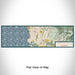 Flat View of Map Custom Carmel-by-the-Sea California Map Enamel Mug in Woodblock