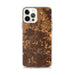 Custom iPhone 12 Pro Max Carmel Indiana Map Phone Case in Ember