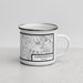 Right View Custom Carpentersville Illinois Map Enamel Mug in Classic