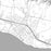 Carpinteria California Map Print in Classic Style Zoomed In Close Up Showing Details