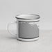 Left View Custom Carpinteria California Map Enamel Mug in Classic