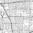 Carrollton Texas Map Print in Classic Style Zoomed In Close Up Showing Details