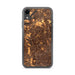 Custom Carrollton Texas Map Phone Case in Ember