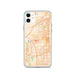 Custom Carrollton Texas Map Phone Case in Watercolor