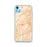 Custom Carrollton Texas Map iPhone SE Phone Case in Watercolor