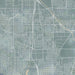 Carson California Map Print in Afternoon Style Zoomed In Close Up Showing Details