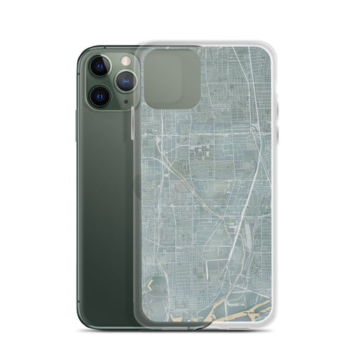 Custom Carson California Map Phone Case in Afternoon