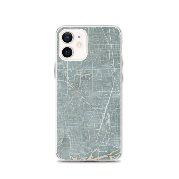 Custom iPhone 12 Carson California Map Phone Case in Afternoon