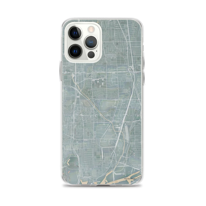 Custom iPhone 12 Pro Max Carson California Map Phone Case in Afternoon