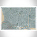 Carson California Map Print Landscape Orientation in Afternoon Style With Shaded Background