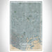 Carson California Map Print Portrait Orientation in Afternoon Style With Shaded Background