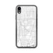 Custom iPhone XR Carson California Map Phone Case in Classic