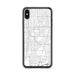 Custom iPhone XS Max Carson California Map Phone Case in Classic