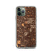 Custom iPhone 11 Pro Carson California Map Phone Case in Ember