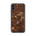 Custom iPhone X/XS Carson California Map Phone Case in Ember