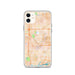 Custom iPhone 11 Carson California Map Phone Case in Watercolor
