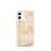 Custom iPhone 12 mini Carson California Map Phone Case in Watercolor