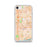 Custom iPhone SE Carson California Map Phone Case in Watercolor