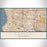 Carson California Map Print Landscape Orientation in Woodblock Style With Shaded Background