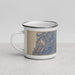 Left View Custom Carson City Nevada Map Enamel Mug in Afternoon