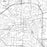 Cary North Carolina Map Print in Classic Style Zoomed In Close Up Showing Details