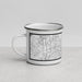 Left View Custom Cary North Carolina Map Enamel Mug in Classic